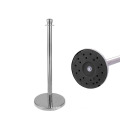 Chrome Stainless Steel Barrier, Stanchion Hotel Barriers Queue Manager/